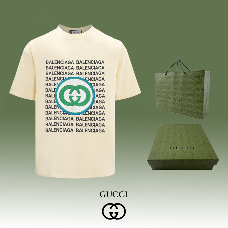 GUCCI 24SS Classic Oversized T-Shirt Premium Double-Yarn Cotton (XSL)