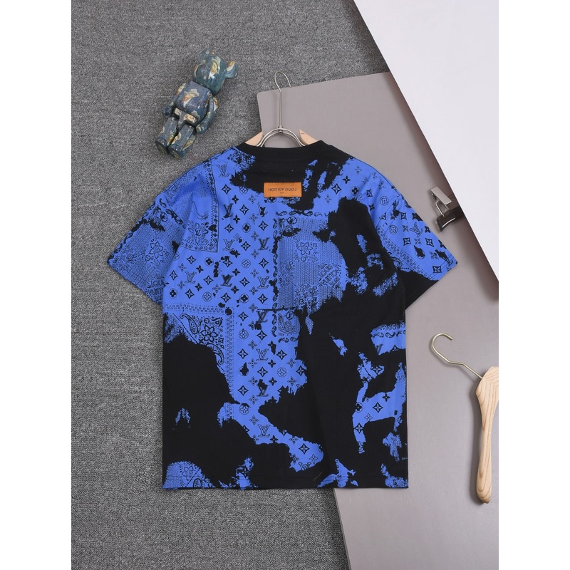 Louis Vuitton 25SS Paisley Print T-Shirt XS, S, M, L Unisex Premium Cotton Tee