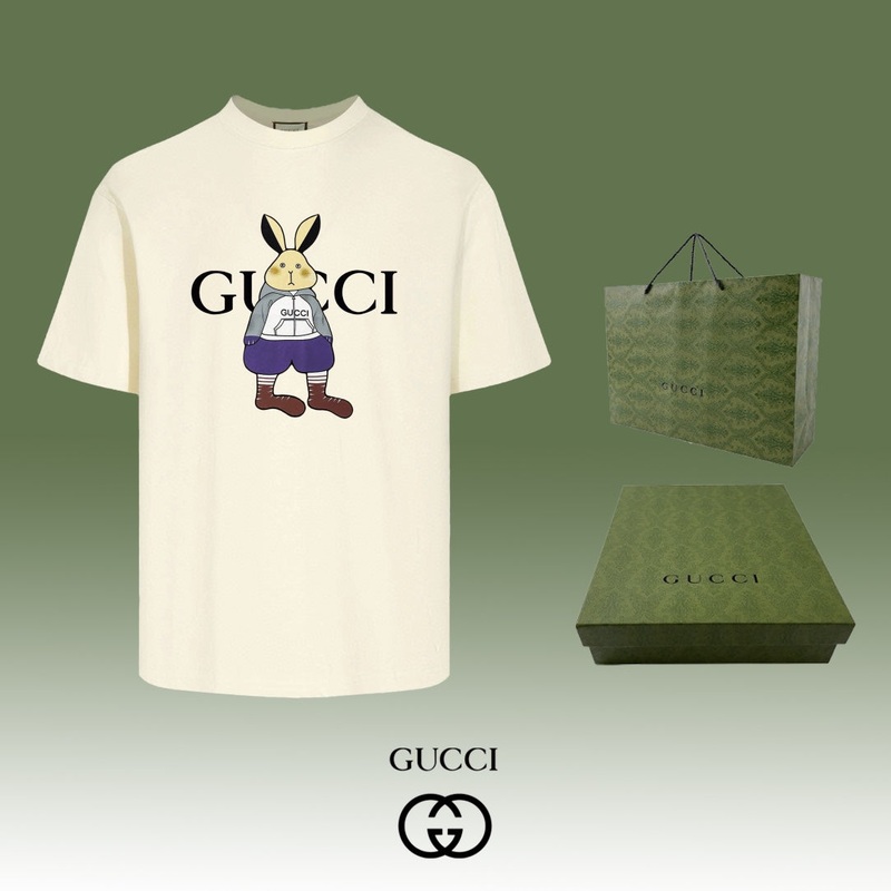 GUCCI 24SS Classic Oversized T-Shirt Premium Double-Yarn Cotton (Size XSL)
