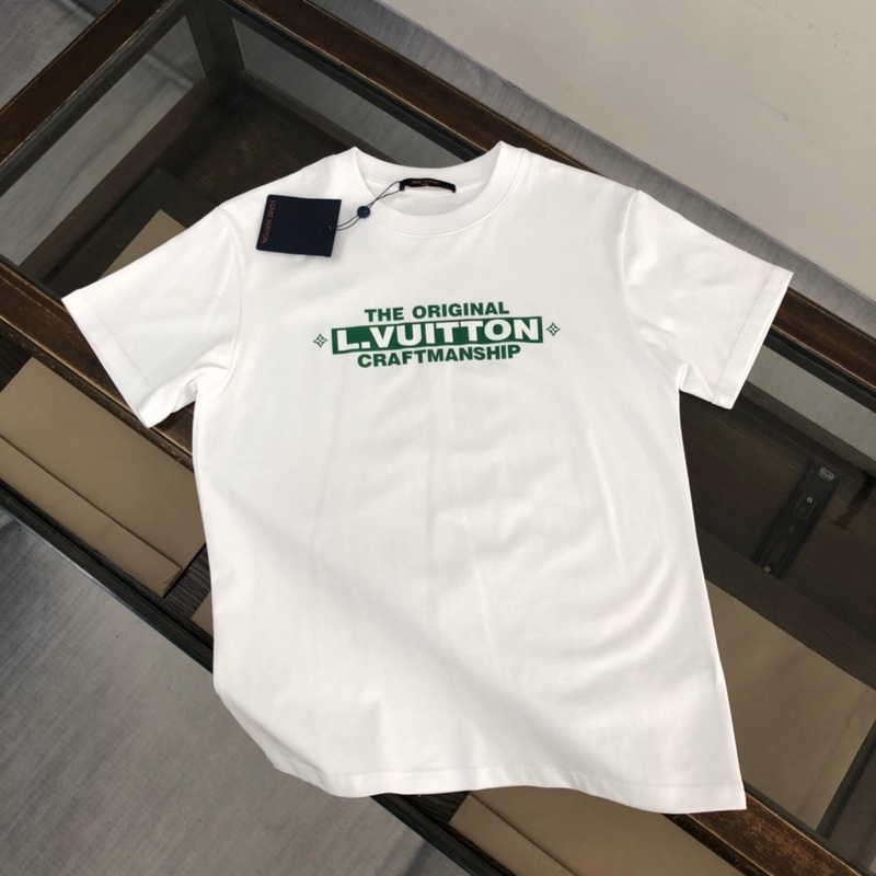 Louis Vuitton (LV) Summer New Street Style Short Sleeve T-Shirt Premium High-Density Cotton, Unisex M-3XL