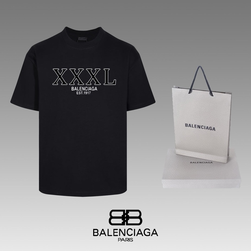 BALENCIAGA 24SS Classic Cotton T-Shirt  Unisex Oversized Fit (XSL)