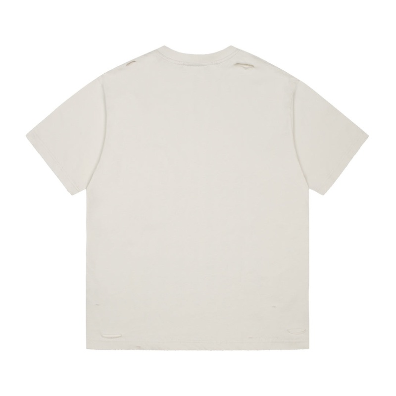 BALENCIAGA How Are You Feeling Today Distressed Print T-Shirt (XSL)