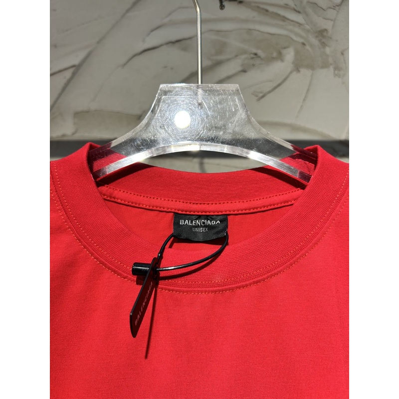 BALENCIAGA Oversized Crown Logo Print T-Shirt (XSL)