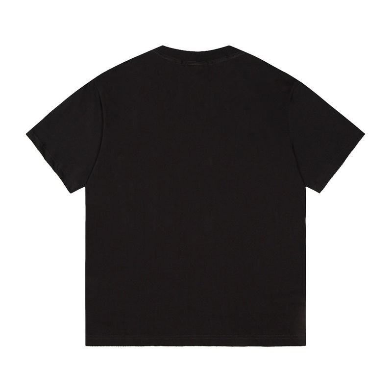 BALENCIAGA Oversized Reverse Logo T-Shirt with Dual-Crack Print (XSL)