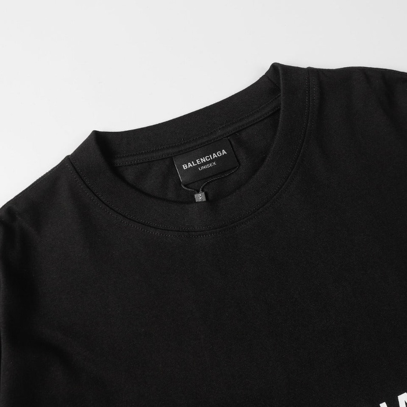 BALENCIAGA Alipay Exclusive Collaboration Logo T-Shirt – Black – Unisex – XS / S / M / L
