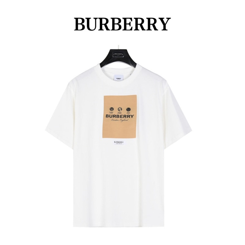 BURBERRY 2024 Early Autumn Custom Logo Oversized Short-Sleeve T-Shirt S-XXL