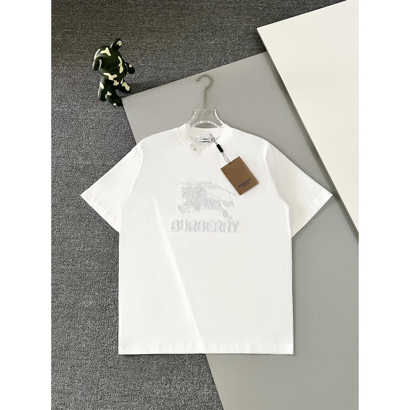 BURBERRY 25SS Equestrian Knight Letter Embroidery Oversized T-Shirt S-XL
