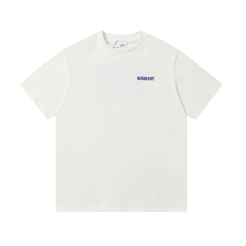 BURBERRY Knight Embroidery Short-Sleeve T-Shirt Unisex Classic S-XL