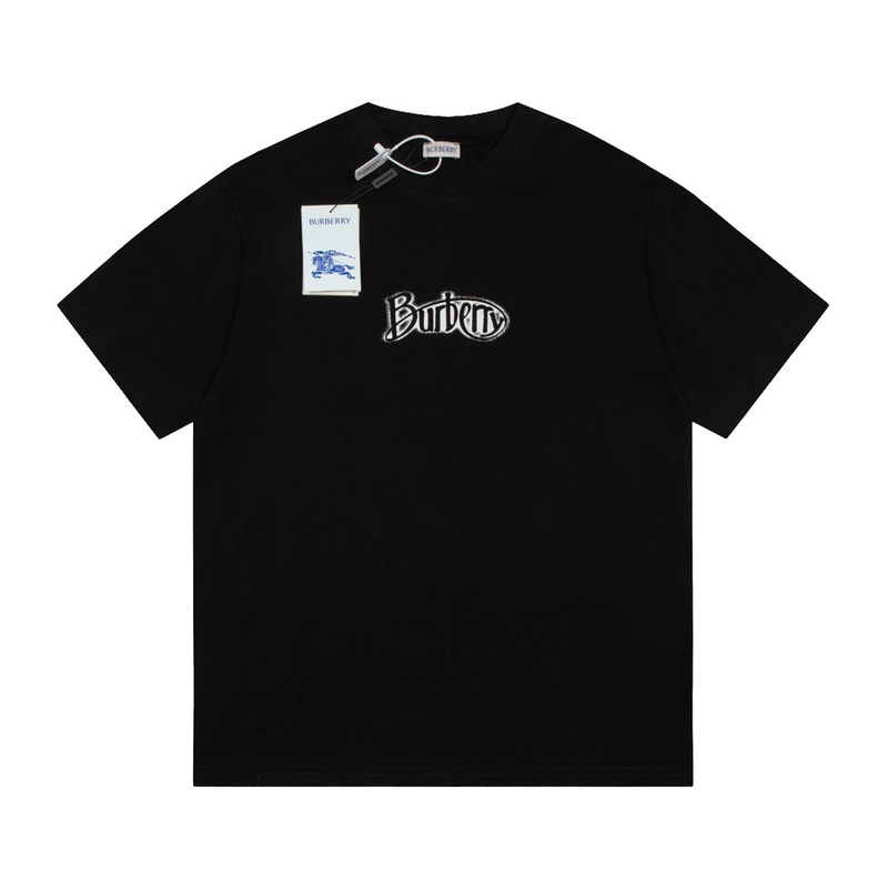 BURBERRY SS24 Letter Logo Short-Sleeve T-Shirt XS-L