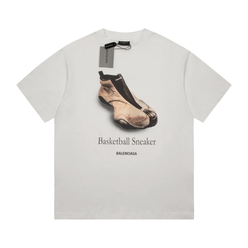 Balenciaga Sneaker Graphic Oversized Cotton T-Shirt Unisex XSL
