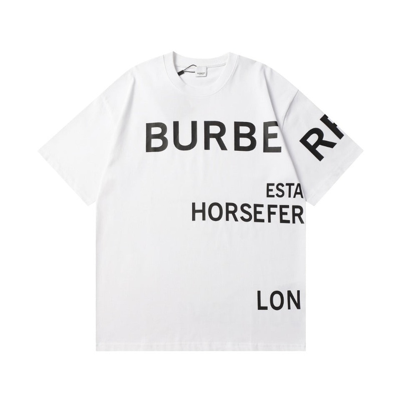 BURBERRY London Exclusive Oversized Letter Logo T-Shirt 350g Cotton XSL