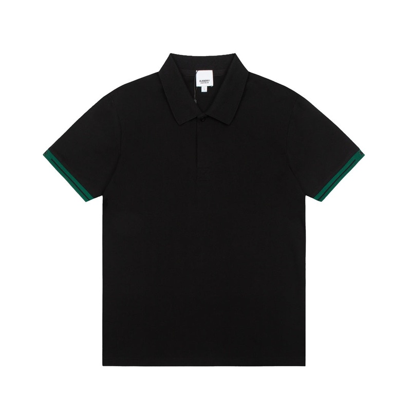 BURBERRY Mens Classic Equestrian Knight Embroidery Polo Shirt  Black | Sizes M3XL