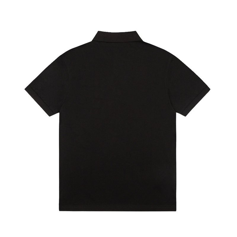 BURBERRY Mens Classic TB Monogram Embroidered Polo Shirt Black | Sizes M3XL