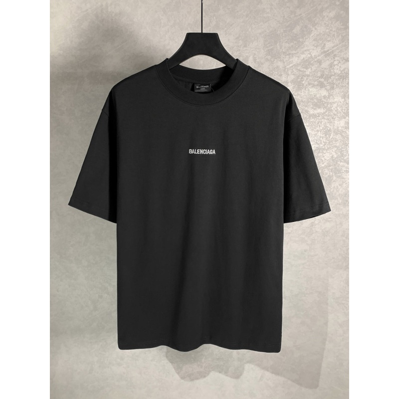 BALENCIAGA Front & Back Embroidered Logo T-Shirt  Unisex Oversized Fit | Sizes XSL