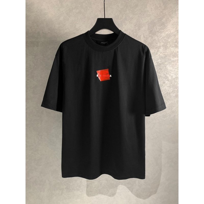 BALENCIAGA Tape Letter Embossed T-Shirt  Unisex Relaxed Fit | Sizes XSL