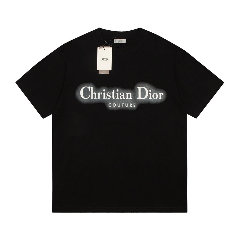 DIOR Winter Gradient Letter Print T-Shirt  Unisex | Sizes XSL