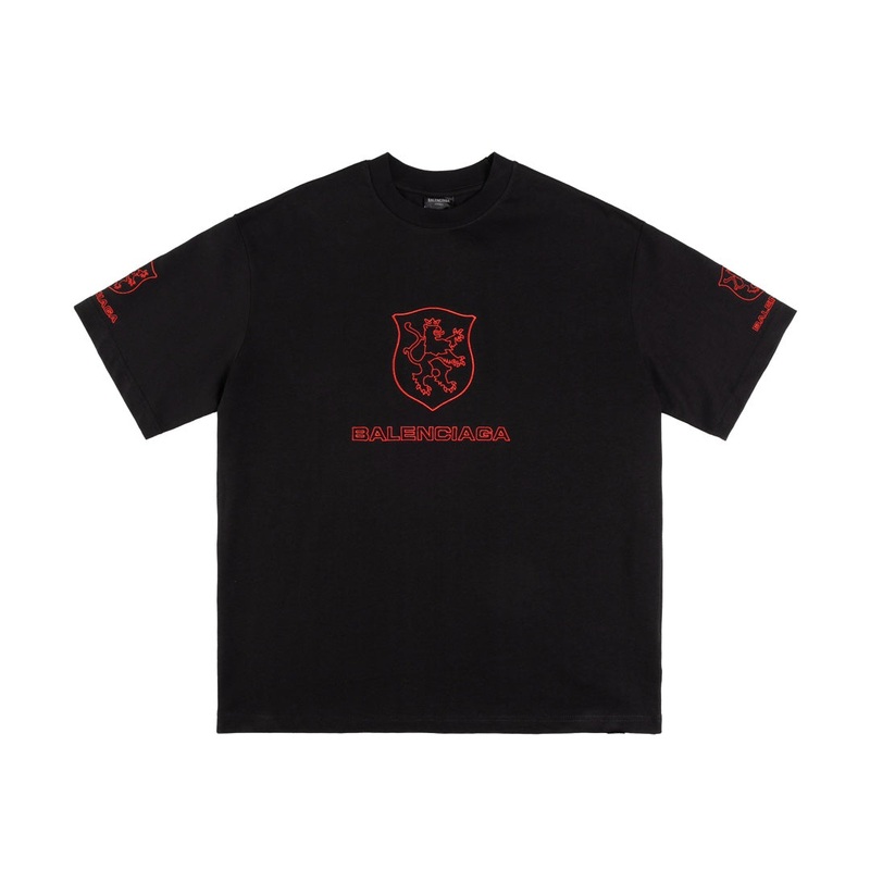 BALENCIAGA Mamba Collaboration Embroidered Logo T-Shirt Premium Oversized Unisex – Size 1/2/3/4