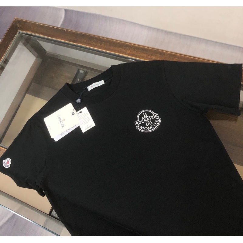 MONCLER 2025 Summer 3D Logo Print T-Shirt Premium Cotton Oversized Unisex – Size SXL