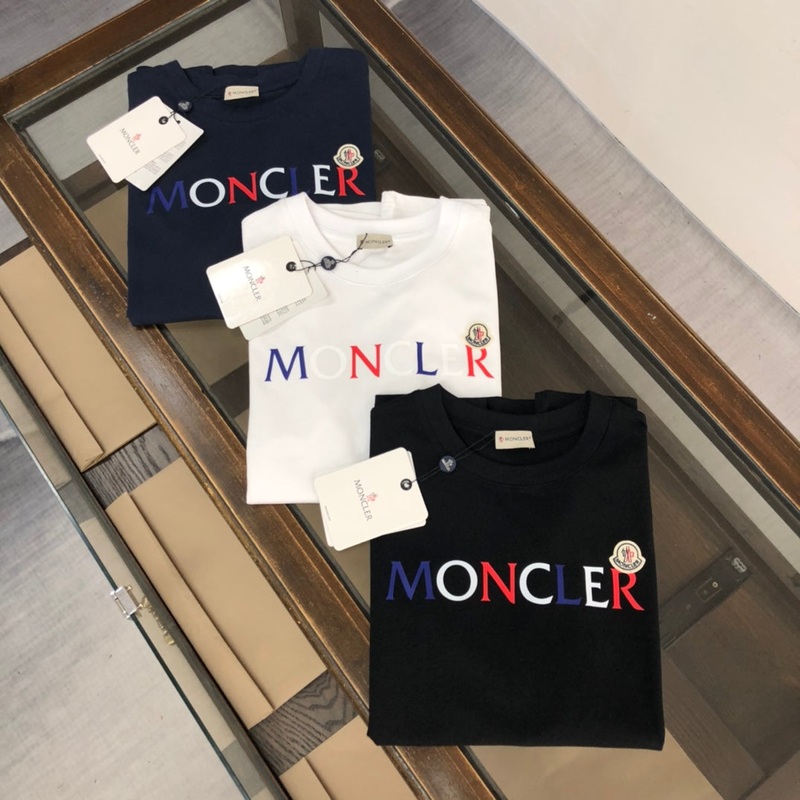 MONCLER Summer New Cotton T-Shirt Premium Custom Fabric Casual Luxury Unisex – Size SXL