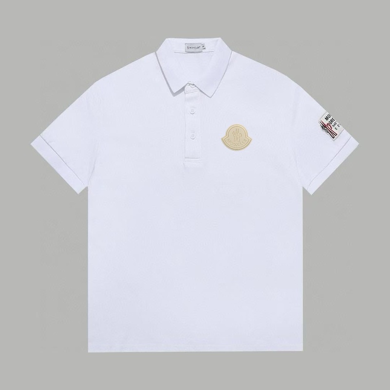 MONCLER Summer Polo Shirt Premium Cotton Piqu Short Sleeve High-Quality Casual Fit – Size M3XL