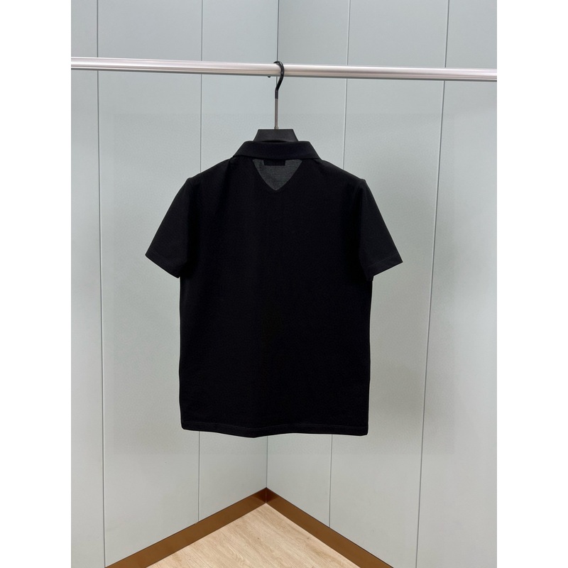 PRADA Embossed Letter Logo Polo Shirt | SS Classic Collection | Sizes SXXL