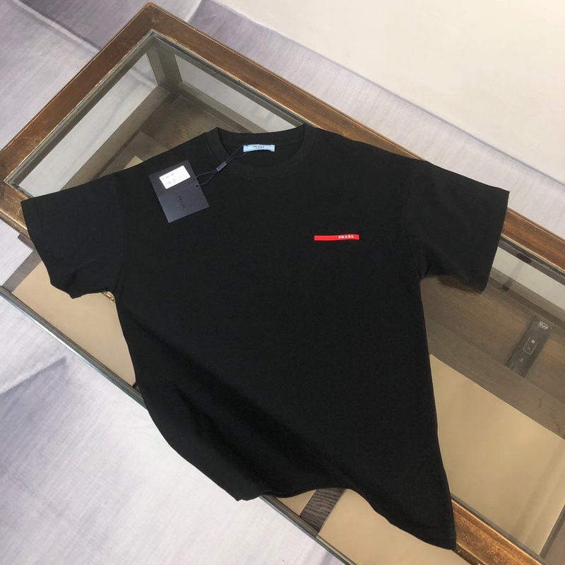PRADA Red Label Logo Cotton T-Shirt | Spring/Summer New Arrival | Sizes SXXL