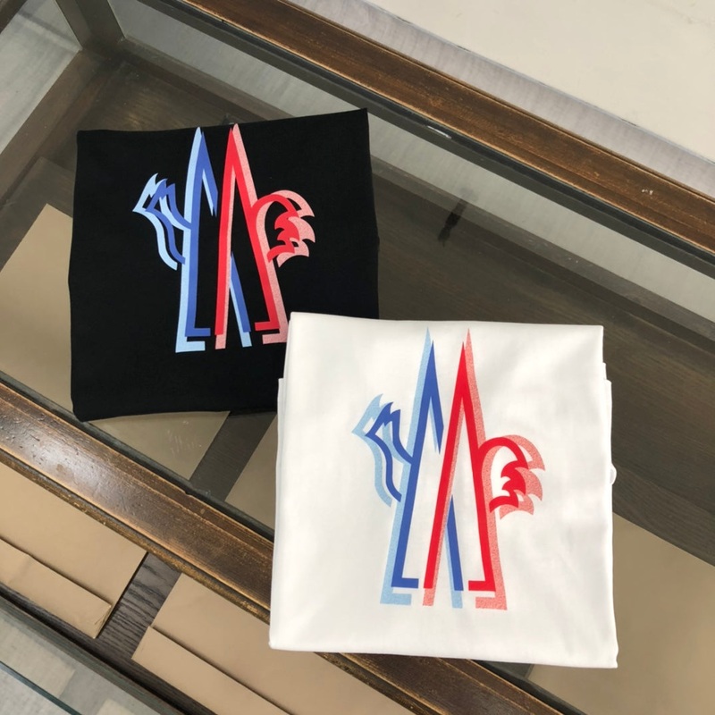 MONCLER Logo Theme T-Shirt  Premium Double-Spun Cotton  Sizes SXL