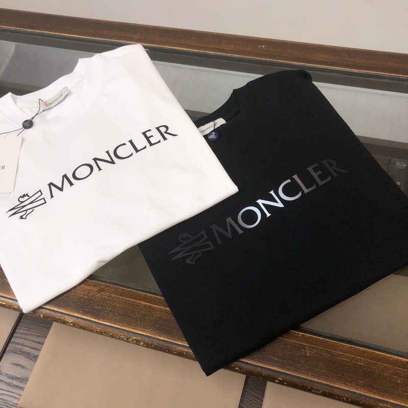 MONCLER Spring/Summer New Logo T-Shirt Premium Tech Fabric Oversized Fit Sizes SXL