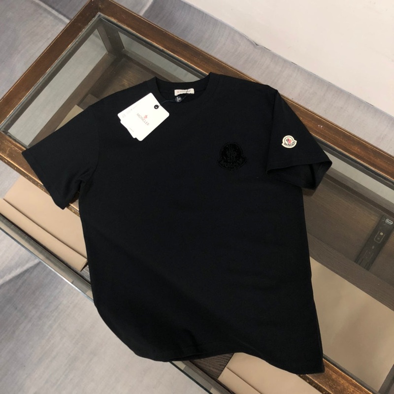 MONCLER T-Shirt  New Custom Collection Graphic Logo Tee  Black/White  Sizes SXL