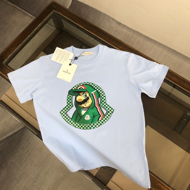 Moncler New Couple Short-Sleeve T-Shirt with Graphic Print SXL