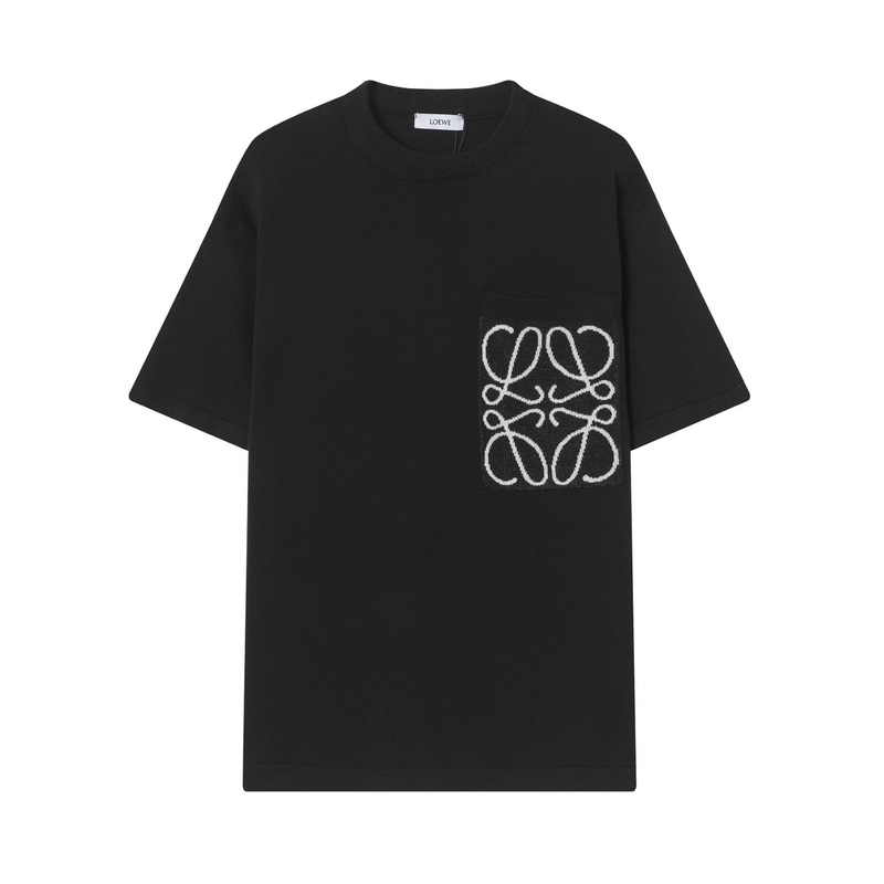 LOEWE Modal Anagram Pocket Knit T-Shirt | Unisex XSL