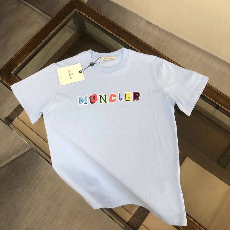 Moncler New Couples Contrast Logo T-Shirt SXL