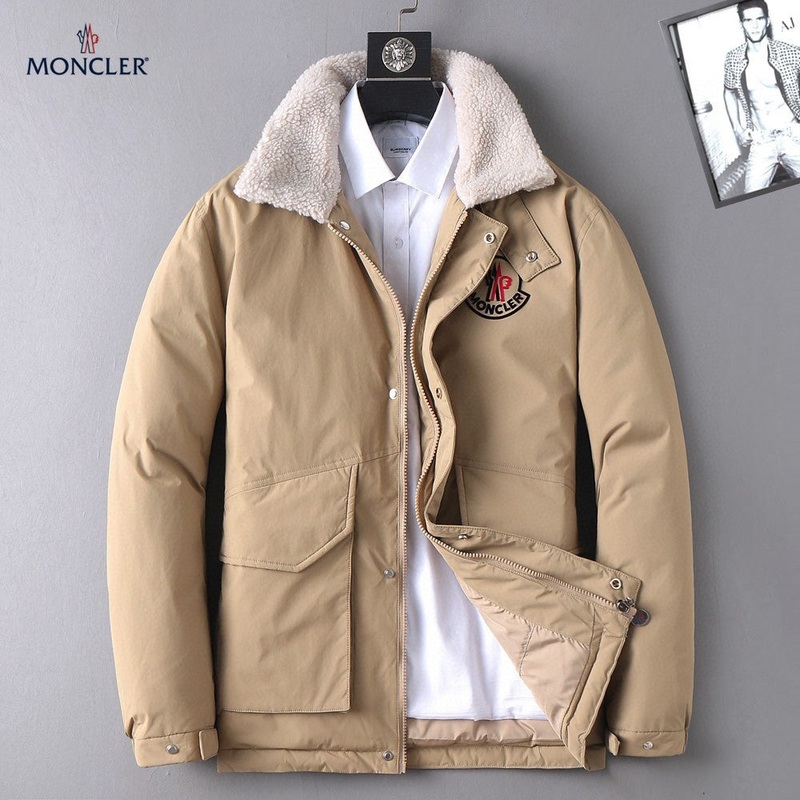 MONCLER Shearling-Collar Down Jacket | FW Collection | Sizes M3XL