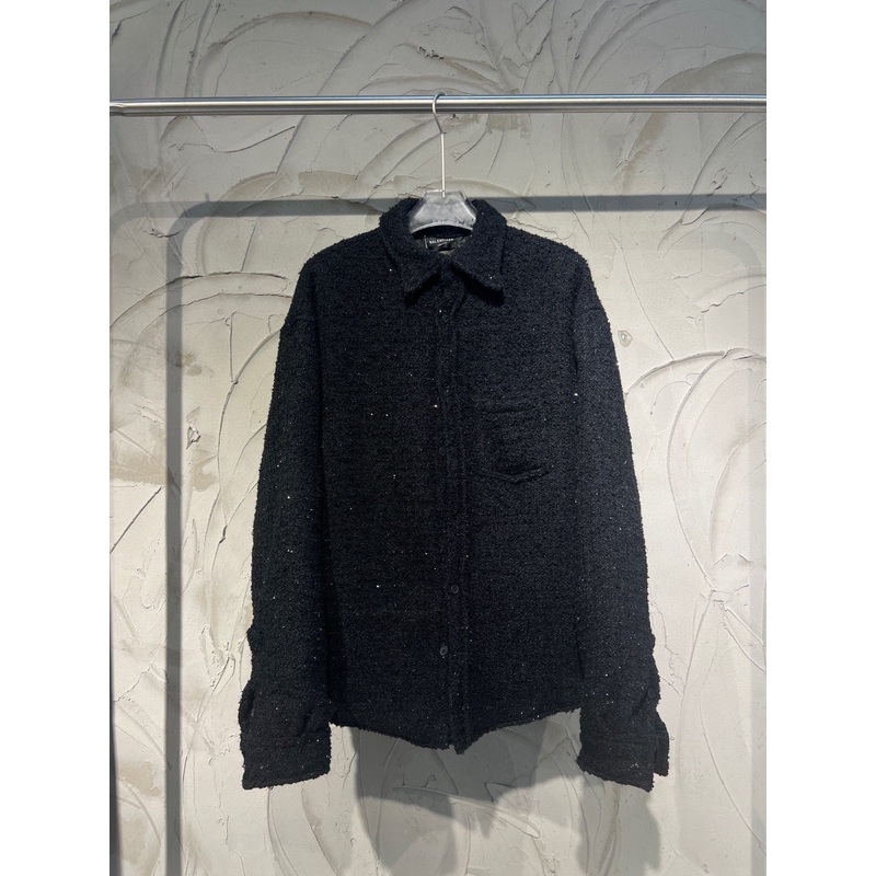 Balenciaga 24SS Early Spring Jacket  Tweed-Inspired Coat (Unisex)