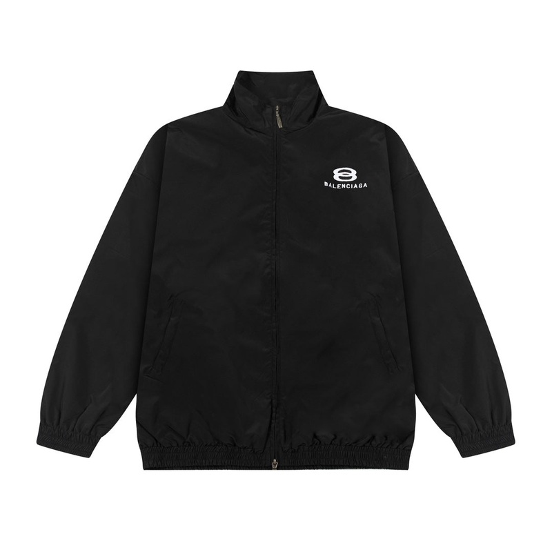 Balenciaga 24SS High-Collar Nylon Technical Jacket  Unisex