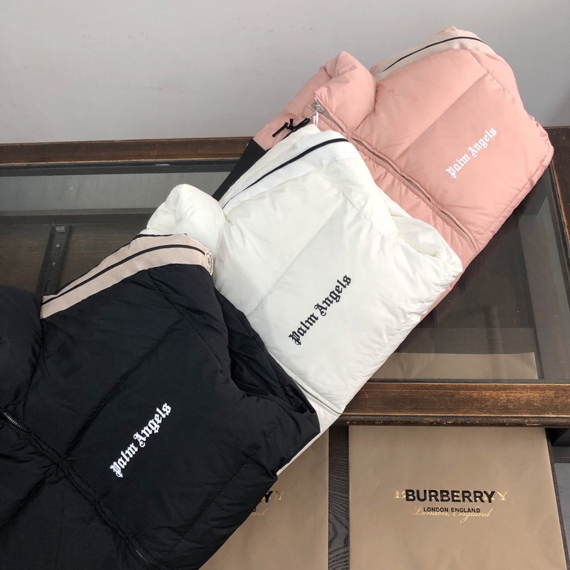 Moncler x Palm Angels 2024 Down Jacket | Color Stripe Detail | Sizes 15