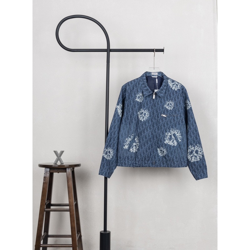 DIOR Collaborative Oblique Monogram Denim Jacket  Size S-XL