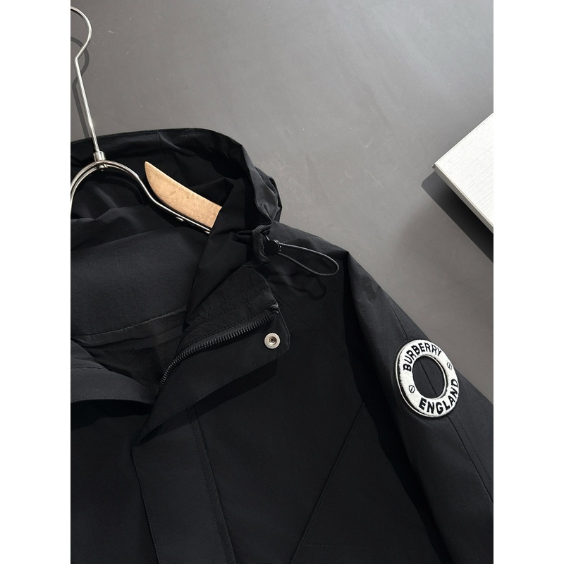 Burberry 2024 FW Hooded Zipper Trench Jacket | Premium Edition (M4XL)