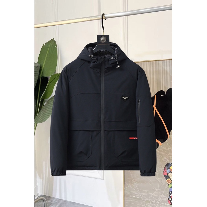PRADA Premium 2024 FW Down Jacket | 90% White Goose Down | M3X
