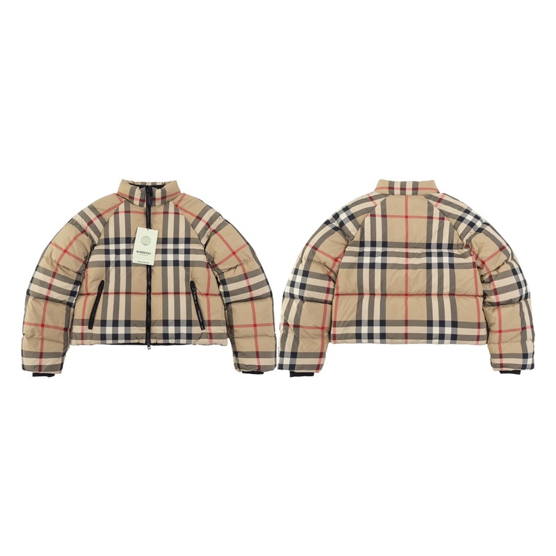 Burberry 24SS Classic Check Short Down Jacket  Womens SL