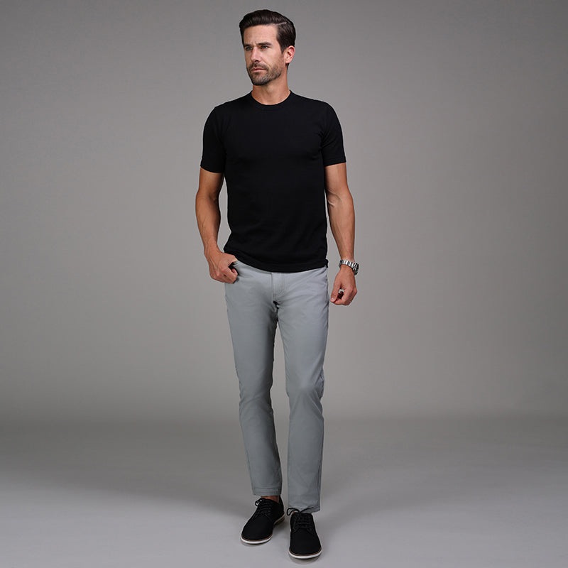 CEO Chino Five Pocket Cotton Stretch Pants Grey