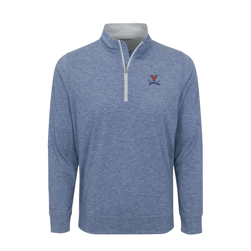 Virginia DriRelease Performance Pullover Dark Steel Blue