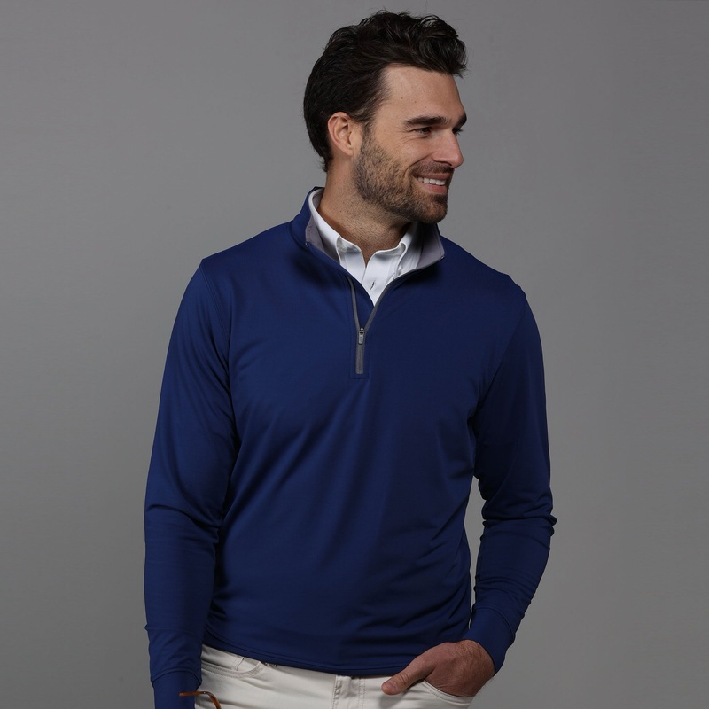 Annapolis Navy Tour Performance Men’s Golf Quarter Zip Pullover