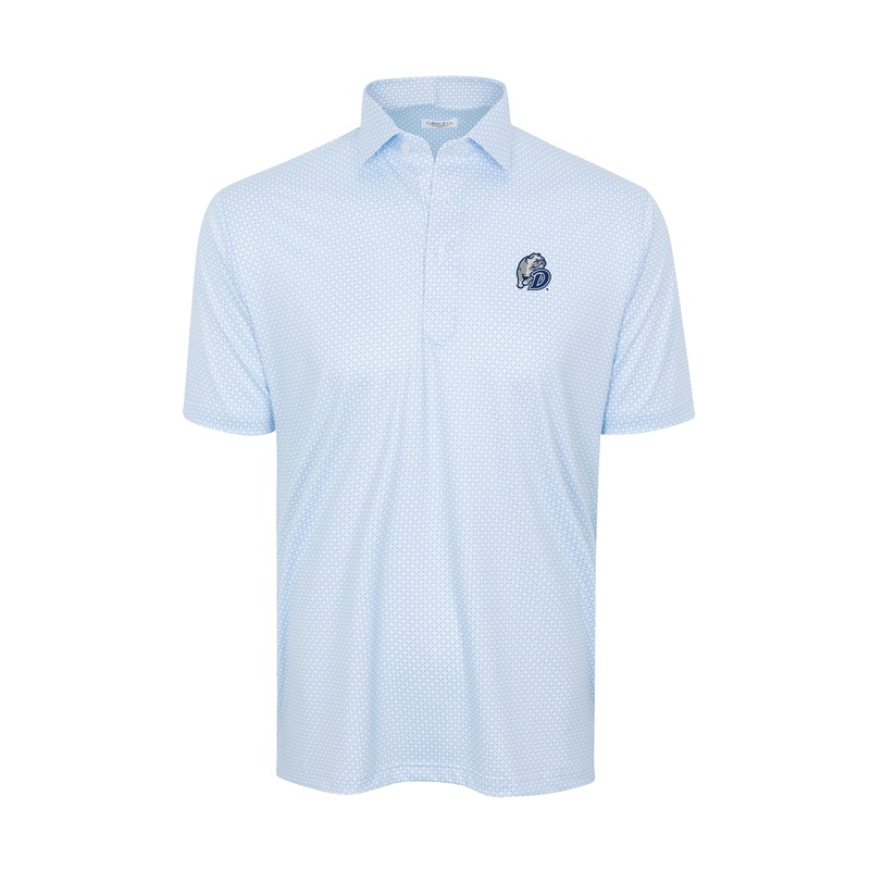 Drake Custom Featherweight Flex Polo Ocean Key Blue