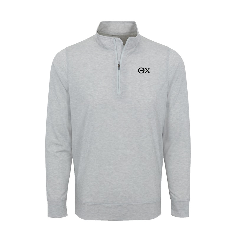 Theta Chi DriRelease Performance Pullover Light Grey