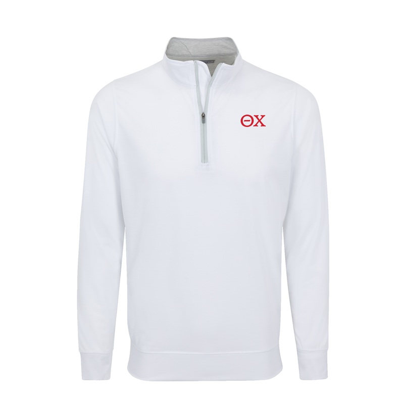 Theta Chi DriRelease Performance Pullover White