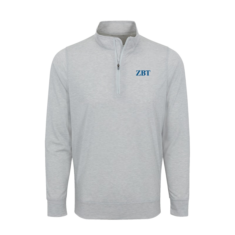 Zeta Beta Tau DriRelease Performance Pullover Light Grey