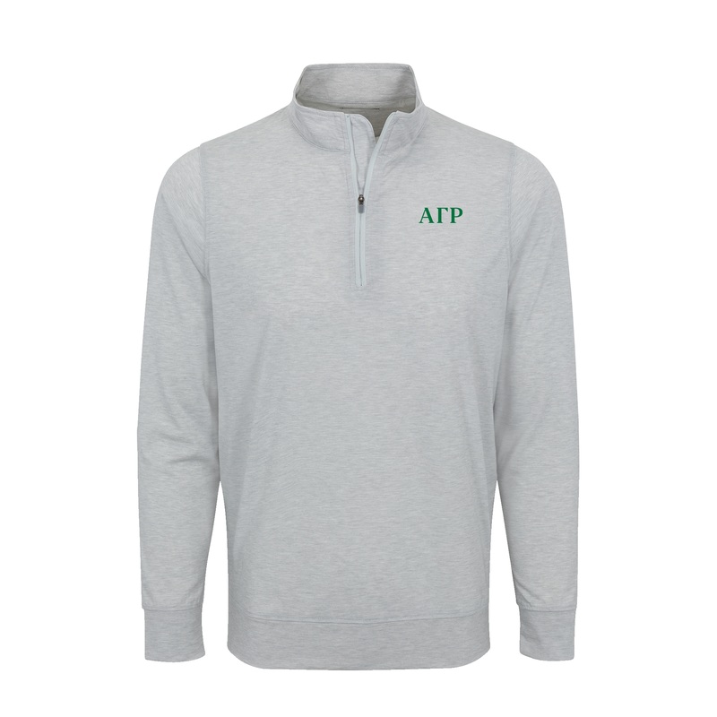 Alpha Gamma Rho DriRelease Performance Pullover Light Grey