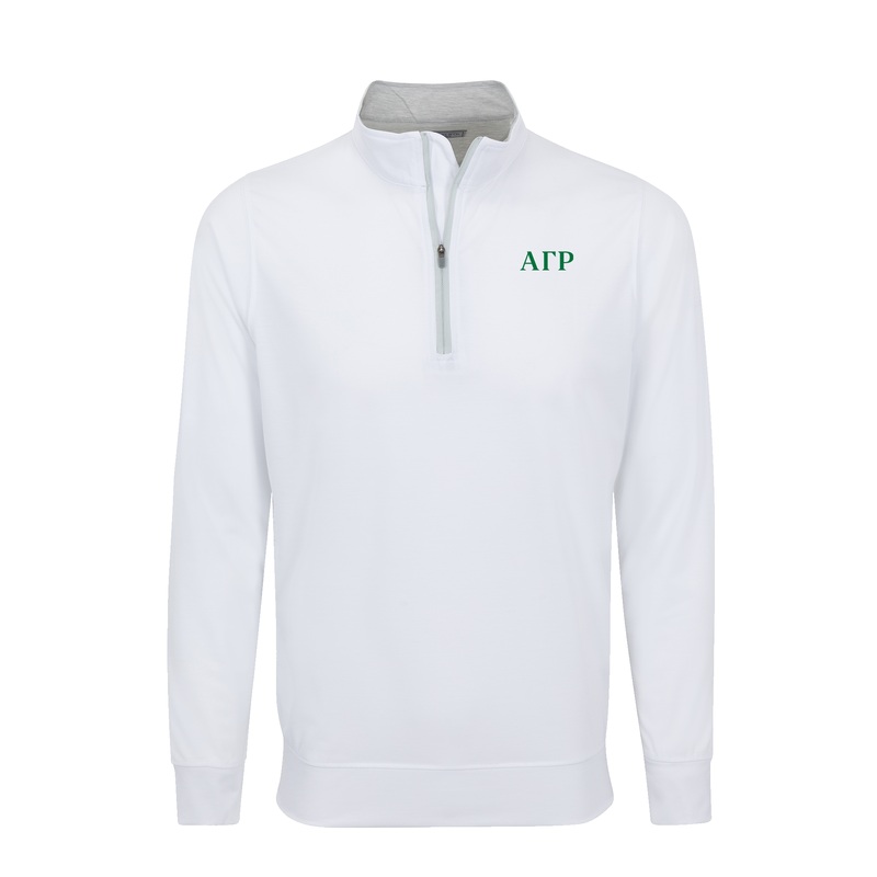 Alpha Gamma Rho DriRelease Performance Pullover White