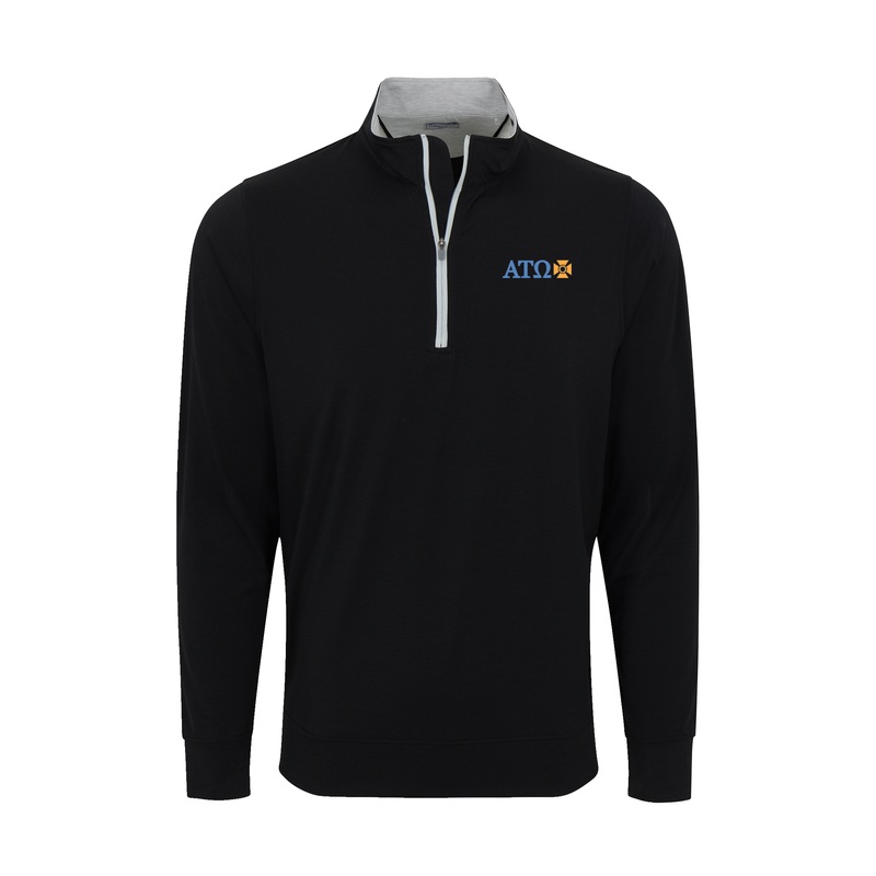 Alpha Tau Omega DriRelease Performance Pullover Black